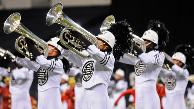 Euphonium player in Phantom Regiment